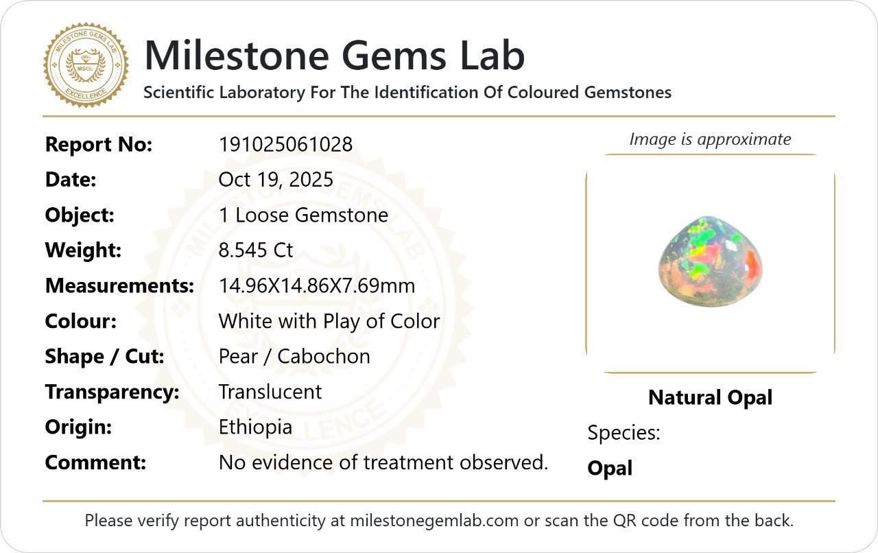 8.54ct Natural Ethiopian Opal