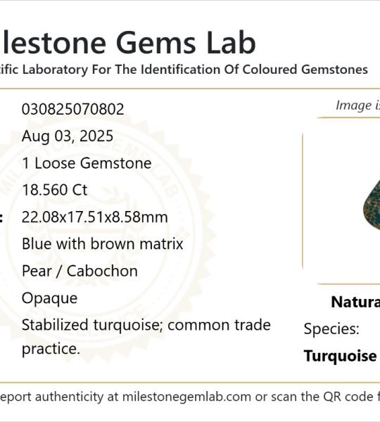 18.56 Ct Natural Turquoise