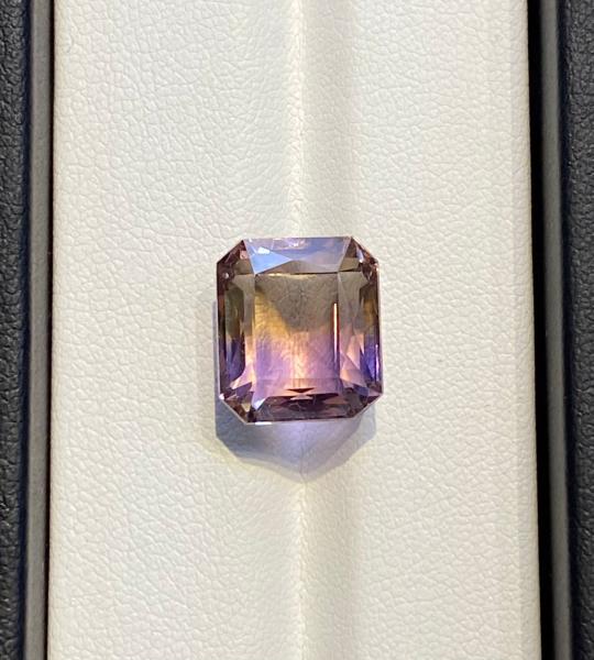11.18 Ct Natural Purple Yellow Quartz