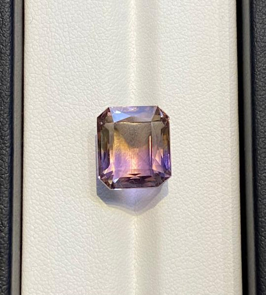 11.18 Ct Natural Purple Yellow Quartz