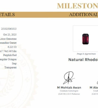 Natural Garnet 6.225 Ct